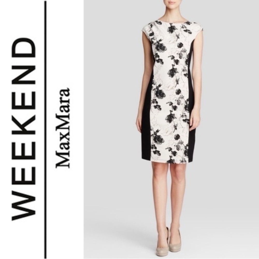 WEEKEND MAXMARA floral printsheath dress